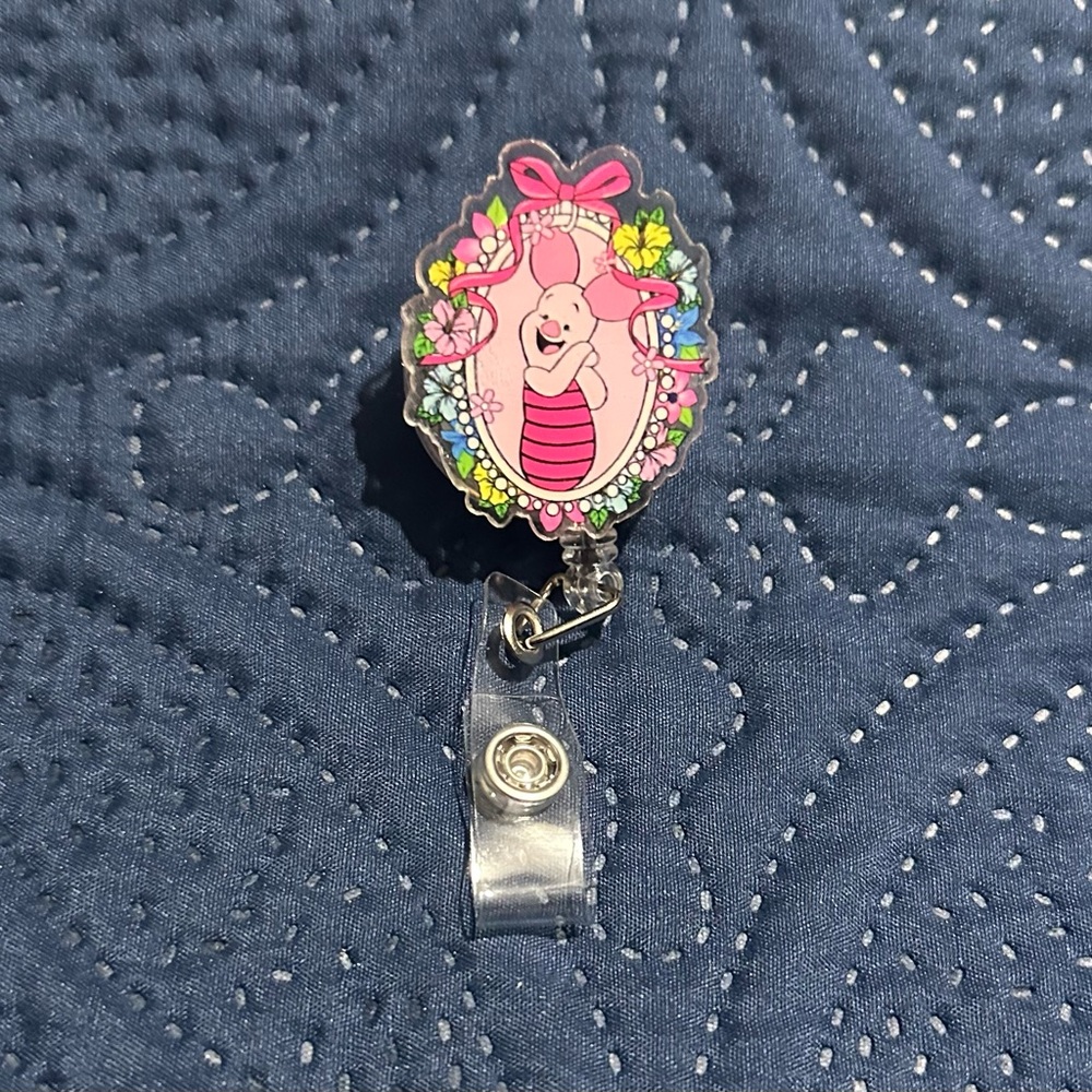 Pink Character Badge Reel